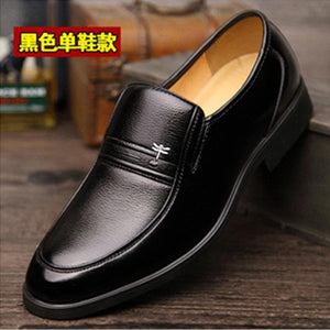 Mens Shoes Leather Shoes Leather Business Dress Casual Shoes Leather Sandals Breathable Large Size Zapatos De Hombre Loafers