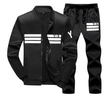 Load image into Gallery viewer, Big size 7XL 8XL 9XLTrack suit Men sport suit Jogging running Sweatpants+Hoodies Set Plus Velvet 2 Piece Warm Sweat Tracksuits